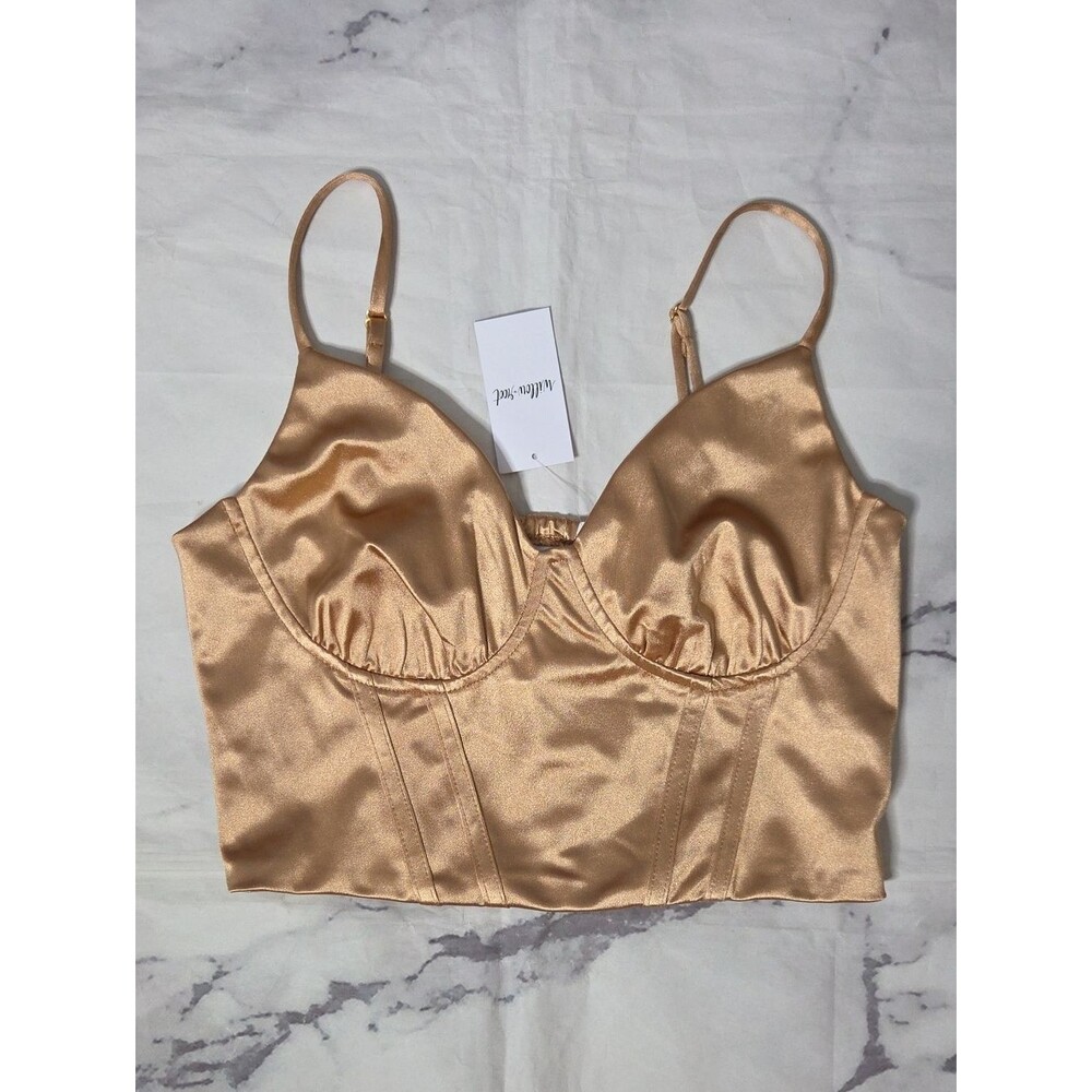 Willow + Root Champagne Crop Top